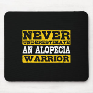 Tapis De Souris Alopecia Guerrier soutien perte de cheveux sensibi