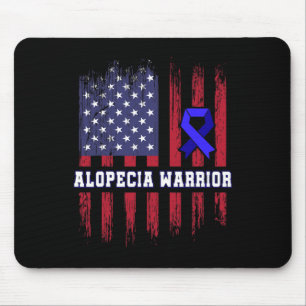 Tapis De Souris Alopecia Sensibilisation Perte de cheveux Guerrier