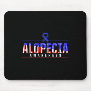 Tapis De Souris Alopecia Sensibilisation Perte de cheveux Guerrier