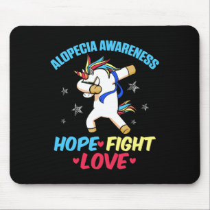 Tapis De Souris Alopecia Sensibilisation Perte de cheveux Guerrier