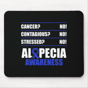 Tapis De Souris Alopecia Sensibilisation Perte de cheveux Guerrier