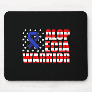 Tapis De Souris Alopecia Sensibilisation Perte de cheveux Guerrier