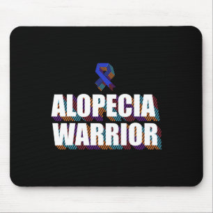 Tapis De Souris Alopecia Sensibilisation Perte de cheveux Guerrier
