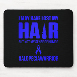 Tapis De Souris Alopecia Sensibilisation Perte de cheveux Guerrier