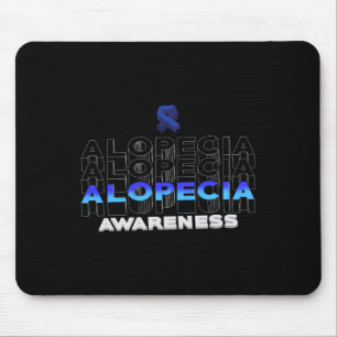 Tapis De Souris Alopecia Sensibilisation Perte de cheveux Guerrier