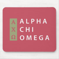Alpha logo empilé par | d'Omega de Chi