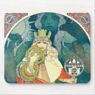 Tapis De Souris Alphonse Mucha 6ème Sokol Festival, 1912
