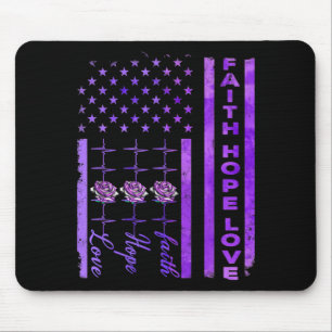 Tapis De Souris Alzheimer Sensibilisation Foi Espérance Amour Pour