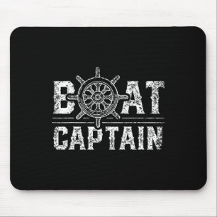 Tapis De Souris Amant capitaine de bateau propriétaire skipper nav
