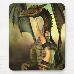 Tapis De Souris Amant de dragon