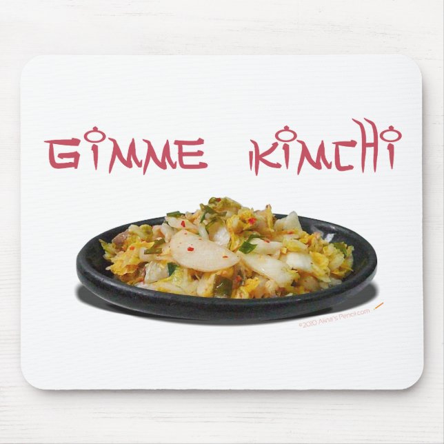 Tapis De Souris Amants Mousepad de Gimme Kimchi Kimchi ou tapis de (Devant)