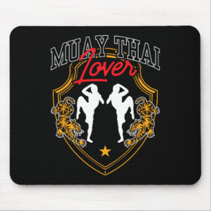 Tapis De Souris Amateur de Muay Thai Boxe Arts Martiaux Combattant