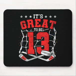 Tapis De Souris Amateurs de hockey pour votre 13e anniversaire C'e