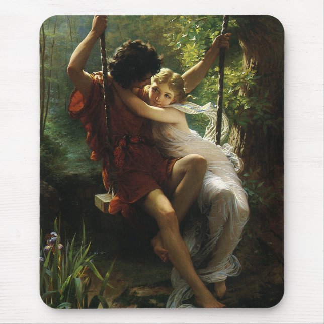 Tapis De Souris Amateurs en Swing. Printemps par Pierre Auguste Co (Devant)