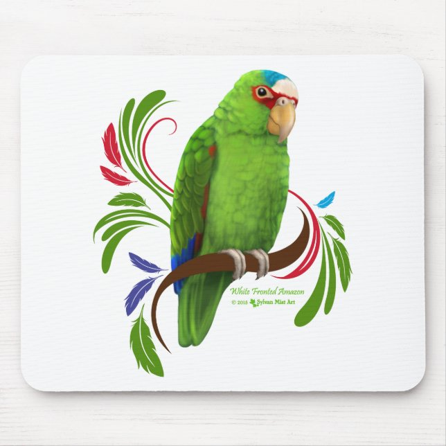 Tapis De Souris Amazonie à frontières blanches (Devant)