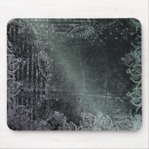 Tapis De Souris Ambiance gothique KRW Aquarelle Florale Grunge