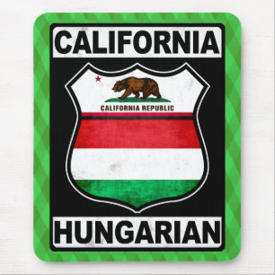 Tapis de souris américain hongrois de Californie