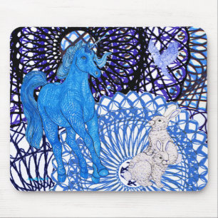 Tapis De Souris Amis Licorne