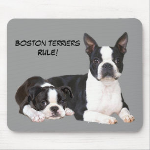 Tapis De Souris Amis Mousepad de Boston Terrier