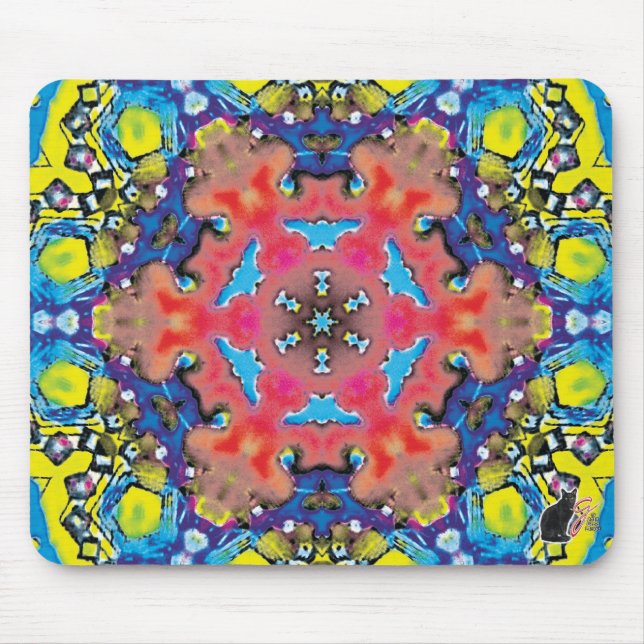 Tapis De Souris Amonium Kaleidoscope (Devant)