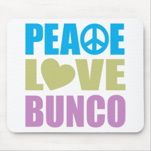 Tapis De Souris Amour Bunco de paix
