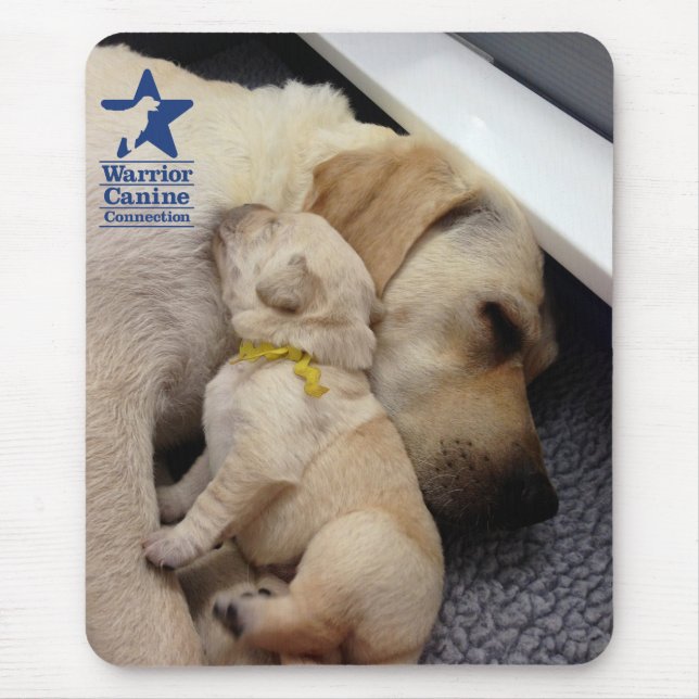 Tapis De Souris Amour de chiot (Devant)