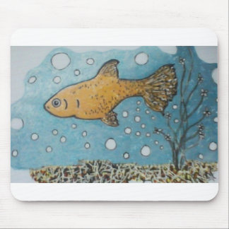 Tapis De Souris Amour de guppy
