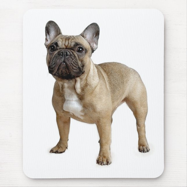 Tapis De Souris Amour du Chien à chiots français Mousepad (Devant)