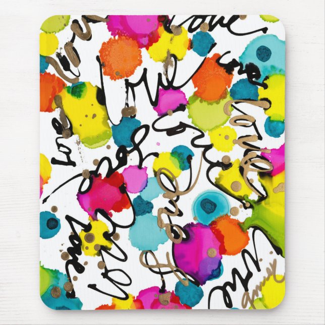 Tapis De Souris Amour Encercles Vous Souris Pad (Devant)