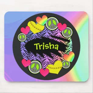 Tapis De Souris Amour Fastpitch Mousepad de paix