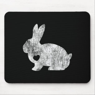 Tapis De Souris Amour Lapin Lapin Amoureux Animal Animaux Propriét