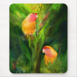 Tapis De Souris Amour parmi les bananes Mousepad