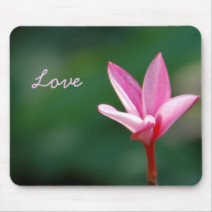 Tapis De Souris Amour rose Mousepad