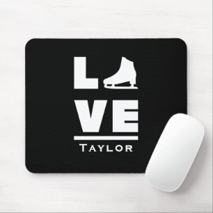 Tapis De Souris Amour Synchrone Et Patinage En Direct