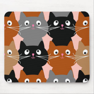 TAPIS DE SOURIS AMOUREUX DES CHATS CUTE CATS MOUSEPAD