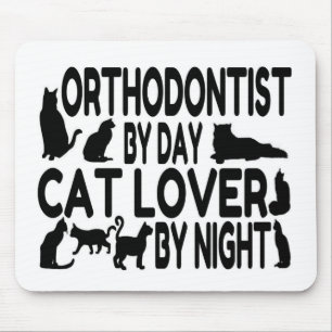 Tapis De Souris Amoureux des chats orthodontiste