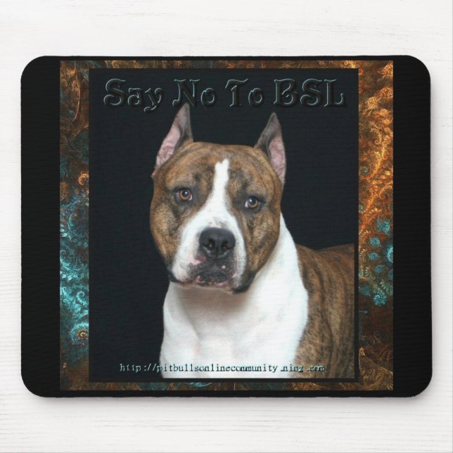 Tapis De Souris Amstaff aucun BSL (Devant)