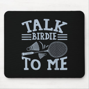 Tapis De Souris Amusant Joueur Badminton Match Jeu Joke