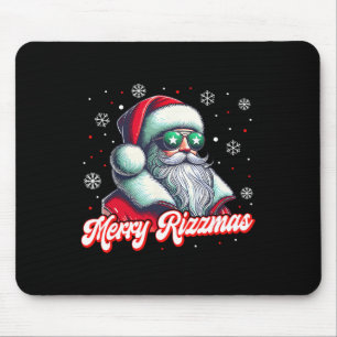 Tapis De Souris Amusant Joyeux Rizzmas Rizz Père Noël Cos