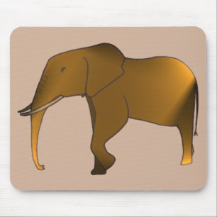 Tapis De Souris Amusant Moderne et tendance Eléphant Mousepads