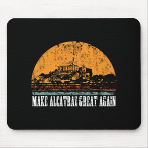 Tapis De Souris Amusant Rendre Alcatraz Grand Trump États-Unis