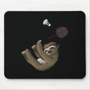 Tapis De Souris Amusante Conception De Badminton Pour Les Joueurs