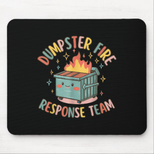 Tapis De Souris Amusante équipe d'intervention incendie de Dumpste