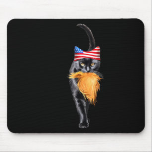 Tapis De Souris Amusante Femme Sans Chat Avec Trump Votez Kama