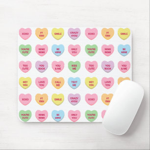 Tapis De Souris Amusante fille mignonne conversation personnalisée