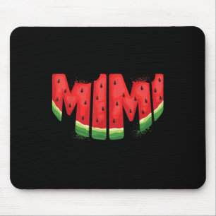 Tapis De Souris Amusante Mimi Watermelon Eté Fruit Famille Corresp