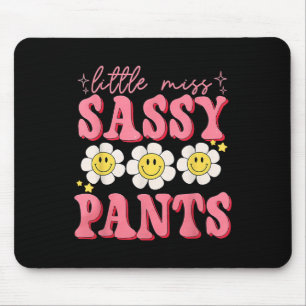 Tapis De Souris Amusante Petite Miss Pantalon Sy Retour À L'École 