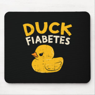 Tapis De Souris Amusants Diabète Sensibilisation I Canard Fiabetes