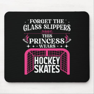 Tapis De Souris Amusants Hockey Sur Glace Art Pour Femmes Filles H