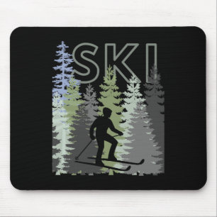 Tapis De Souris Amusement Mountain Adventure Ski Squad Winter Spor